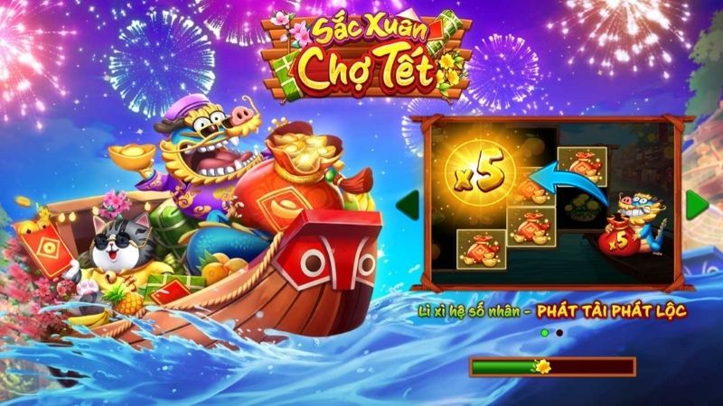 Sắc xuân chợ Tết Min88 – Trải nghiệm slot game Tết Nguyên đán đầy may mắn 1 Giao diện hấp dẫn